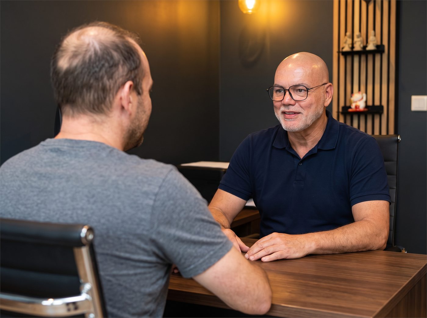 Consult over correctie van eerdere scalp micropigmentatie